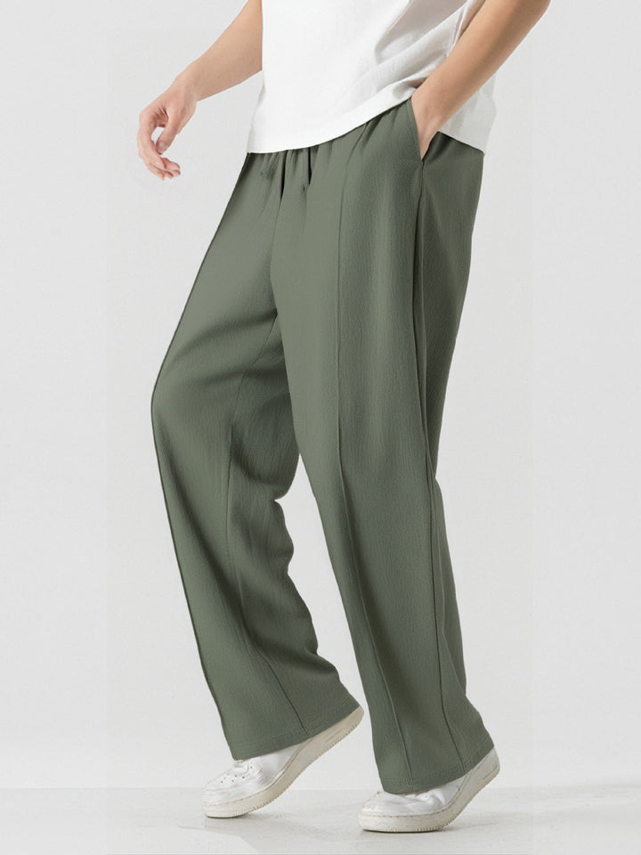 Herren Elegante, weite Freizeithose aus atmungsaktivem Gew Nord Taschene