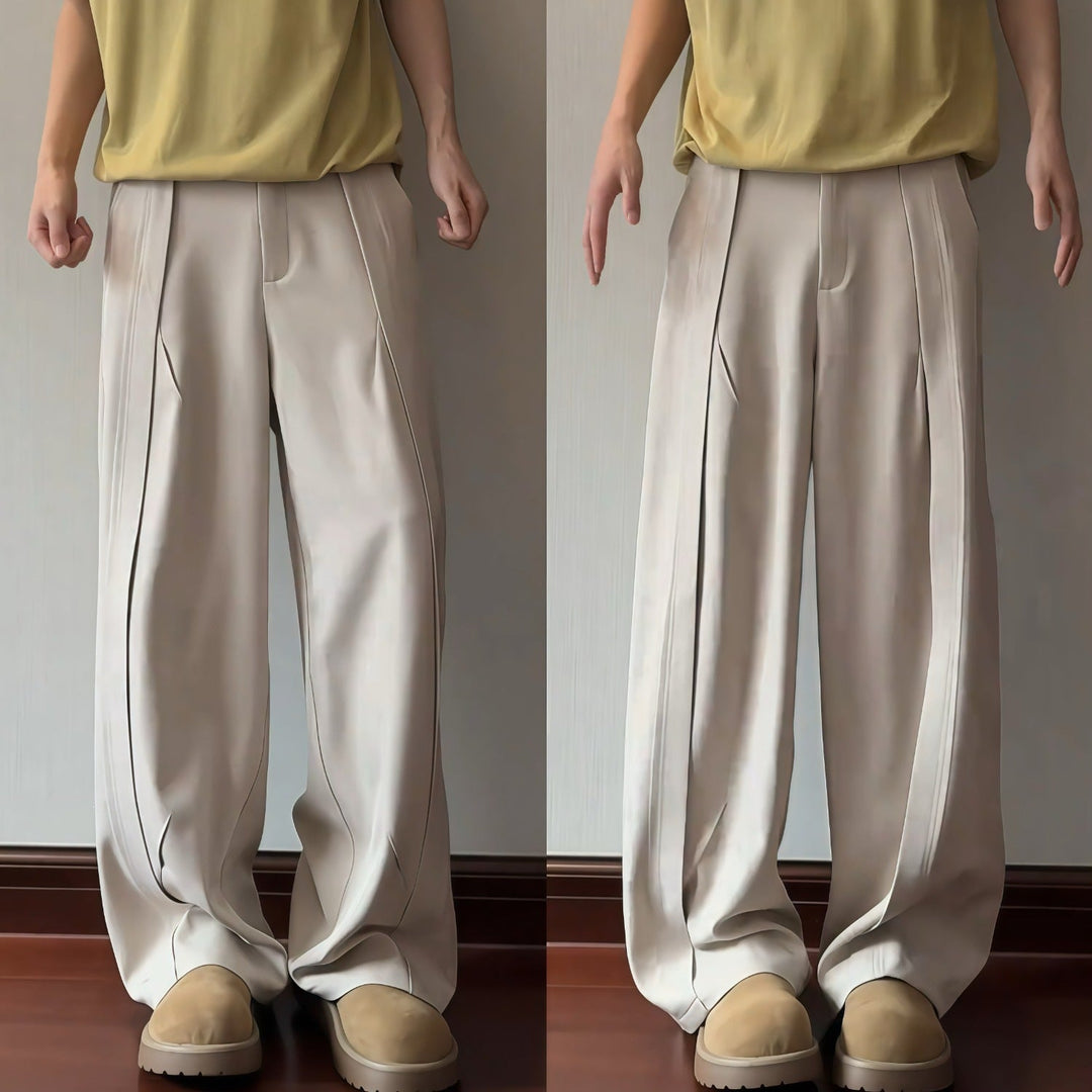 Herren Bundfaltenhose Weit - Vittorelli