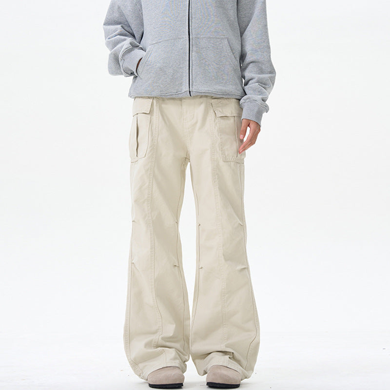 Damen Weite Utility-Cargohose mit extra weitem Schlag, aufgesetzten Pattentaschen und verstärkten Nähten Nord Taschen
