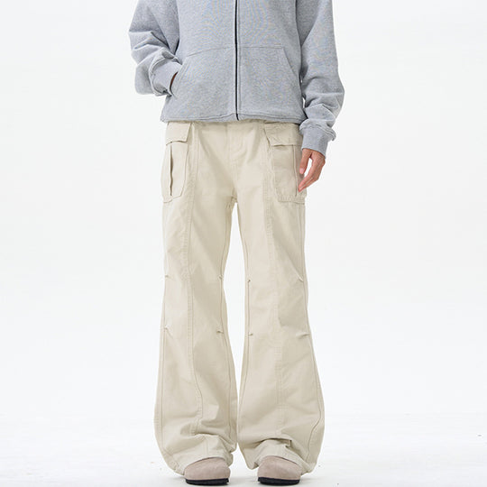 Damen Weite Utility-Cargohose mit extra weitem Schlag, aufgesetzten Pattentaschen und verstärkten Nähten Nord Taschen