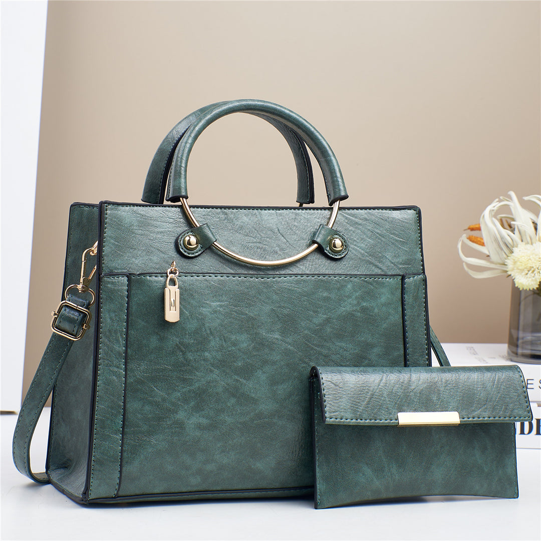 Damen Designer Handtasche mit abnehmbarer Clutch Nord Taschen