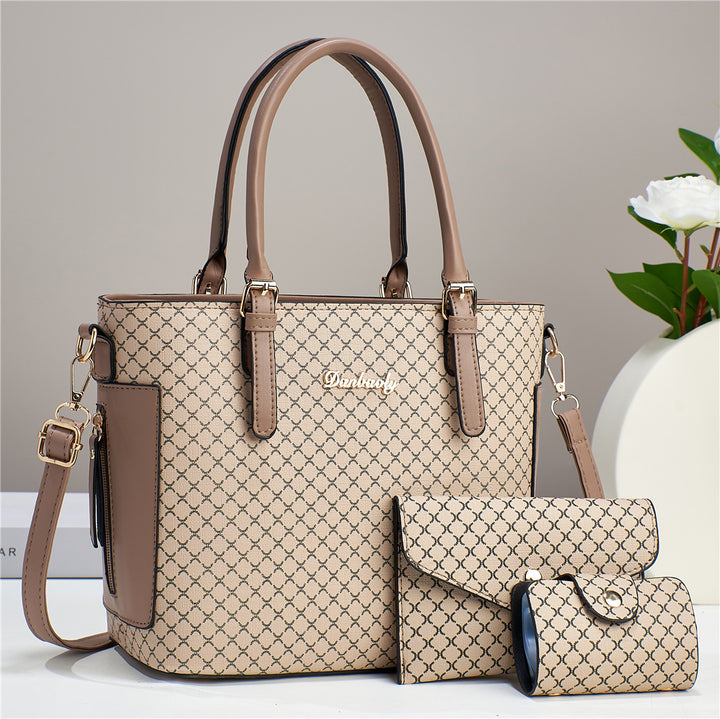 Damen modische Tragetasche mit abnehmbarem Portemonnaie Nord Taschen
