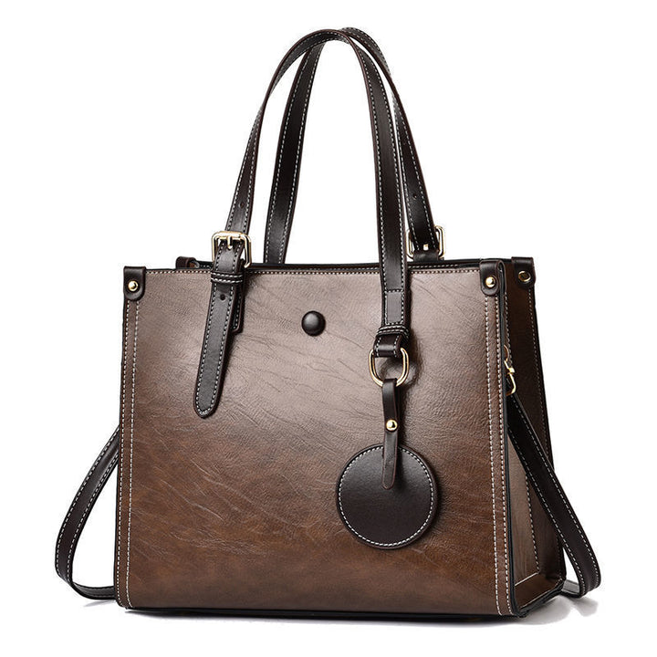 Damen elegante Henkeltasche mit abnehmbarem Schultergurt und strukturiertem Design Nord Taschen