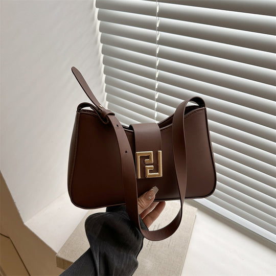 Damen modische Schultertasche mit elegantem Verschluss Nord Taschen
