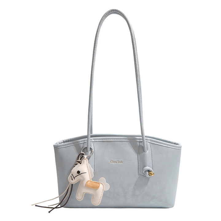 Damen modische Handtasche mit verspieltem Anhänger Nord Taschen