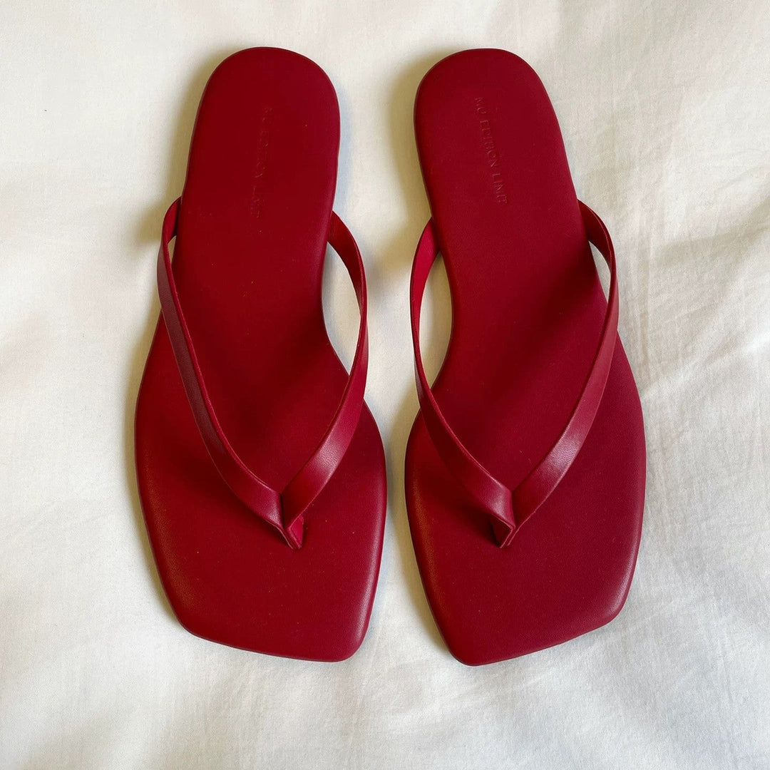 Damen Zehentrenner-Sandalen mit elegantem Riemendesign und ergonomischem Fußbett