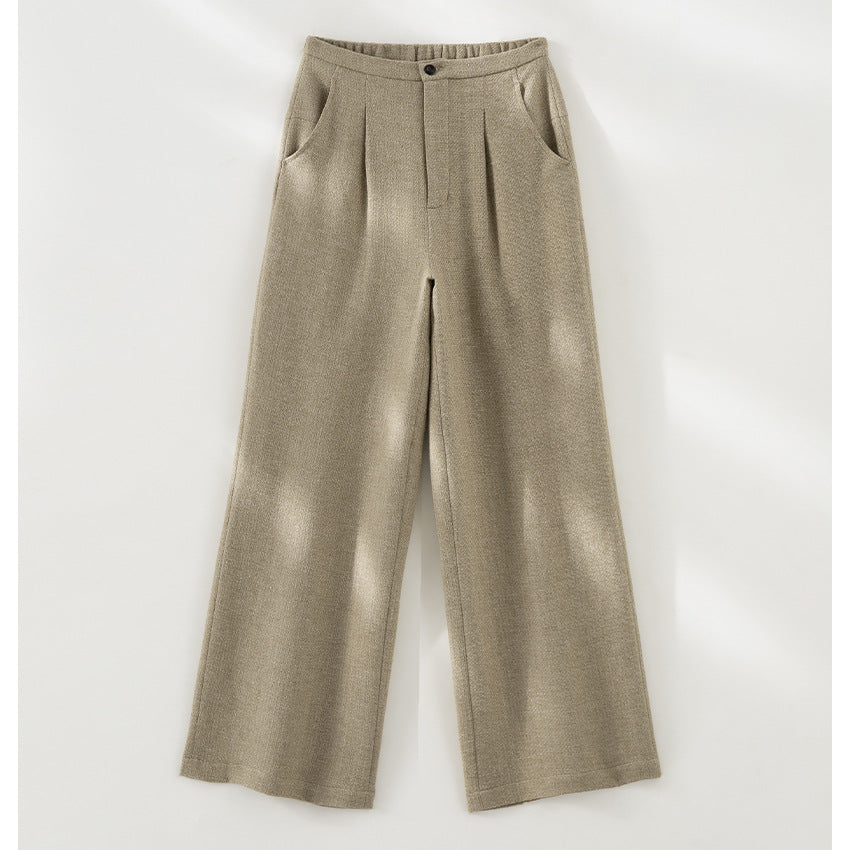Damen Ärmellose taillierte Wollmix‑Weste mit Schalkragen‑Optik und Taillenriegel Nord Taschen