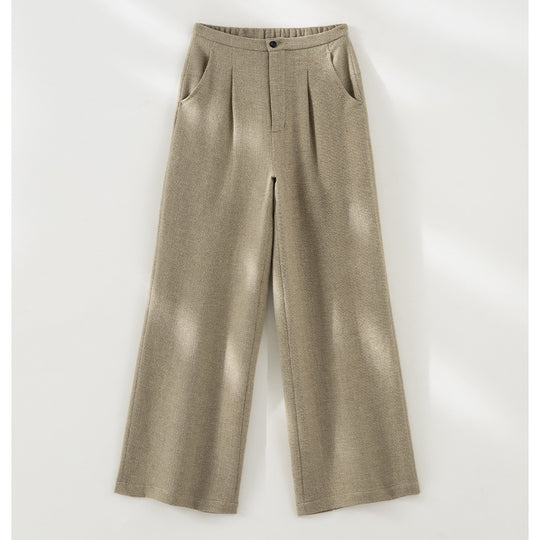 Damen Ärmellose taillierte Wollmix‑Weste mit Schalkragen‑Optik und Taillenriegel Nord Taschen