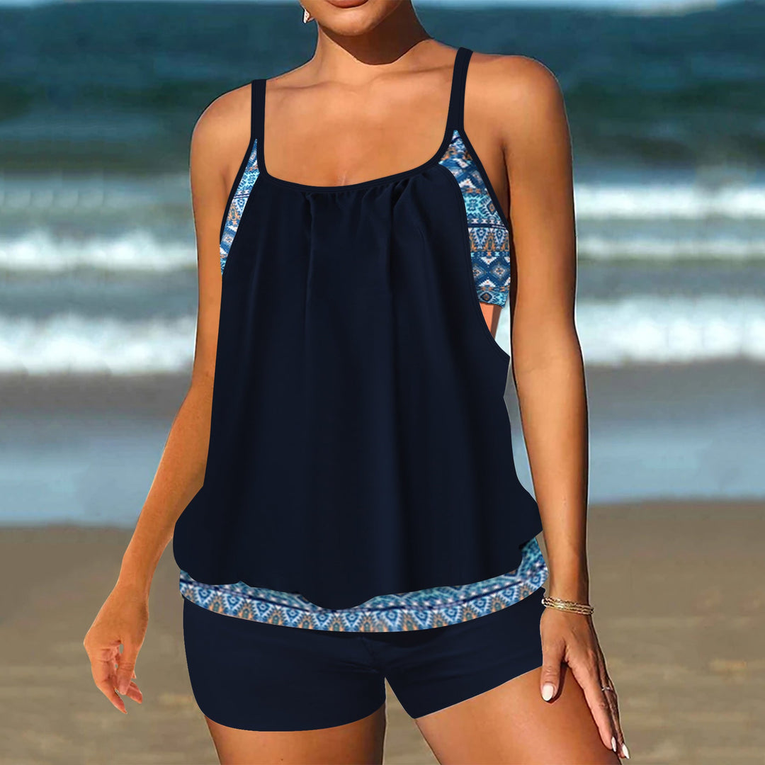 Damen modischer Tankini mit lässigem Schnitt