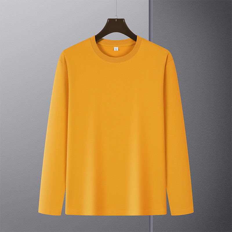 Herren Langarmshirt aus Premium-Baumwollmix mit Rundhalsausschnitt und feiner Rippstruktur Nord Taschen
