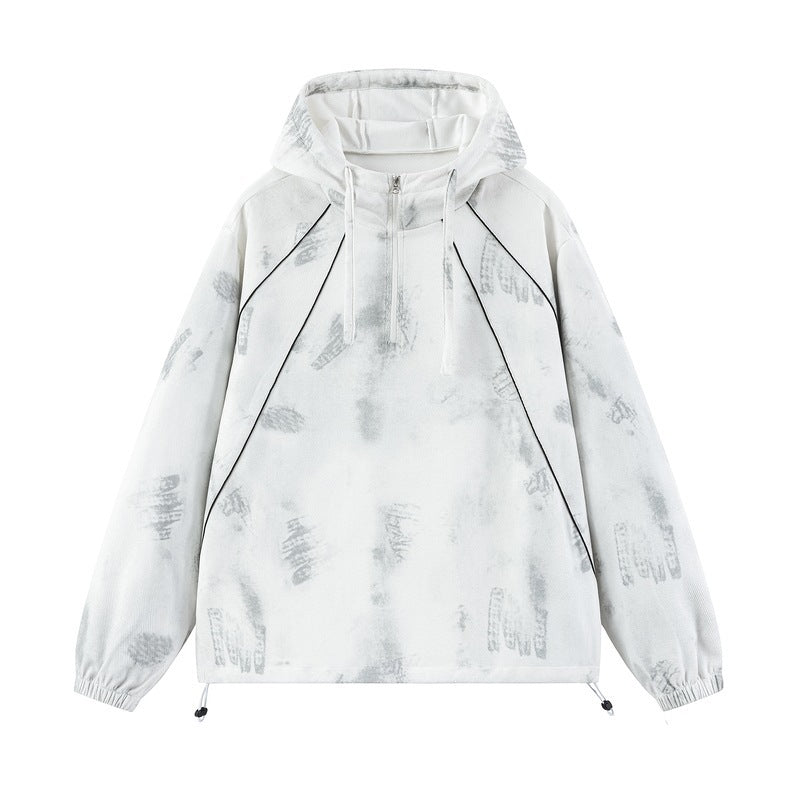 Damen Sportliche Kapuzenjacke mit seitlichen Reißverschlüssen Nord Taschen