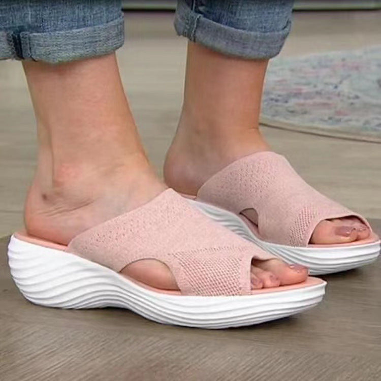 Damen Komfortable Sandaletten mit ergonomischem Fußbett und rutschfester Sohle
