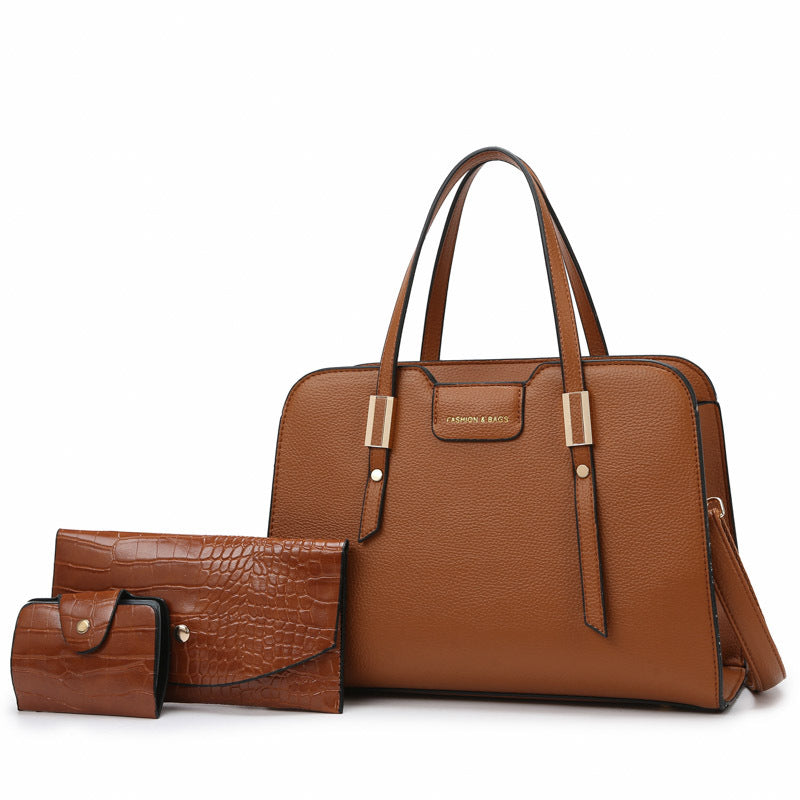 Damen elegantes Handtaschen-Set mit abnehmbarer Geldbörse und stilvollem Design Nord Taschen