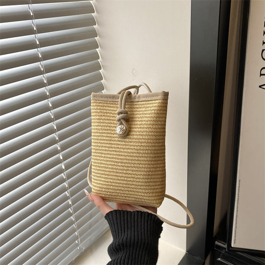 Damen praktische Wickeltasche mit elegantem Kordelzug Nord Taschen