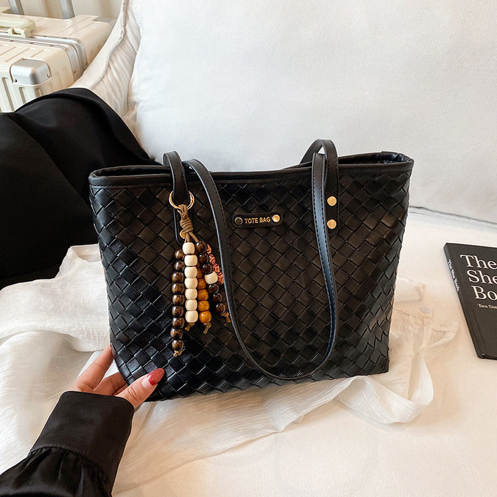 Damen elegante geflochtene Tote Bag Nord Taschen