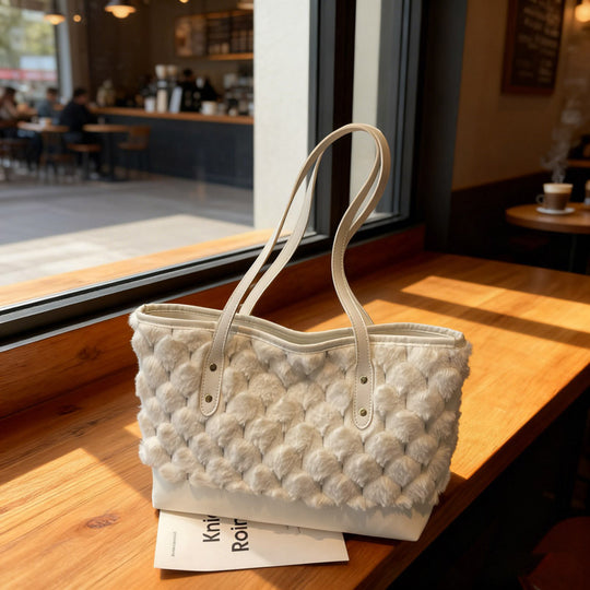 Damen Tote-Bag aus hochwertigem Kunstleder mit strukturiertem Obermaterial Nord Taschen