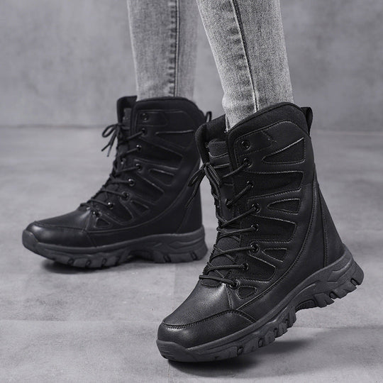Damen High-Top Outdoor-Schuhe mit rutschfester Sohle und atmungsaktivem Obermaterial