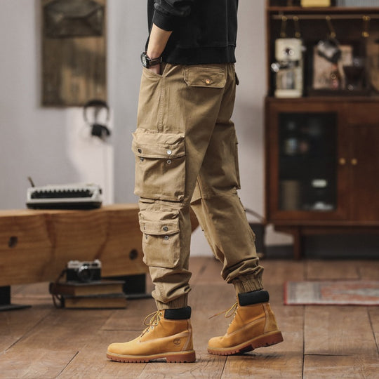 Herren Cargohose mit multifunktionalen Pattentaschen und elastischem Saum Nord Taschen