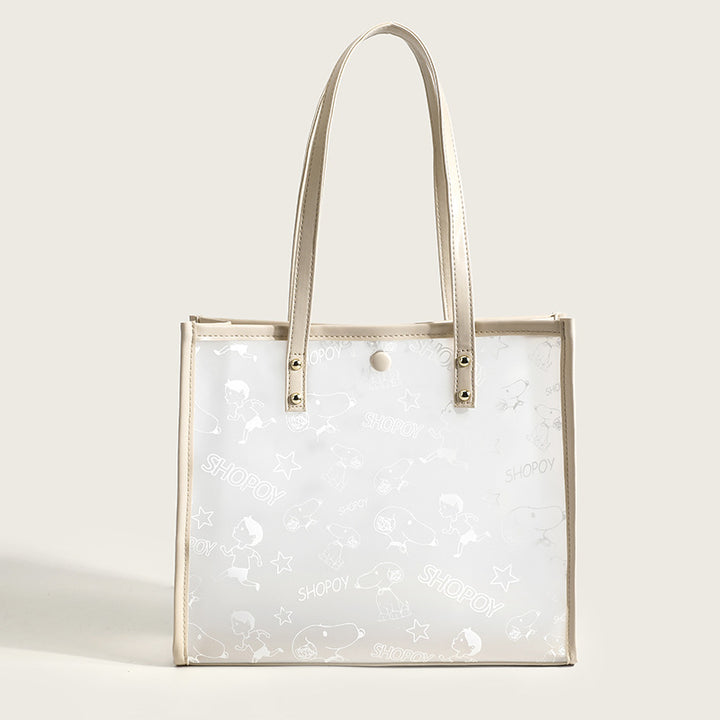 Damen Shopper-Tasche mit praktischem Innenfach und trendigem, klaren Design Nord Taschen