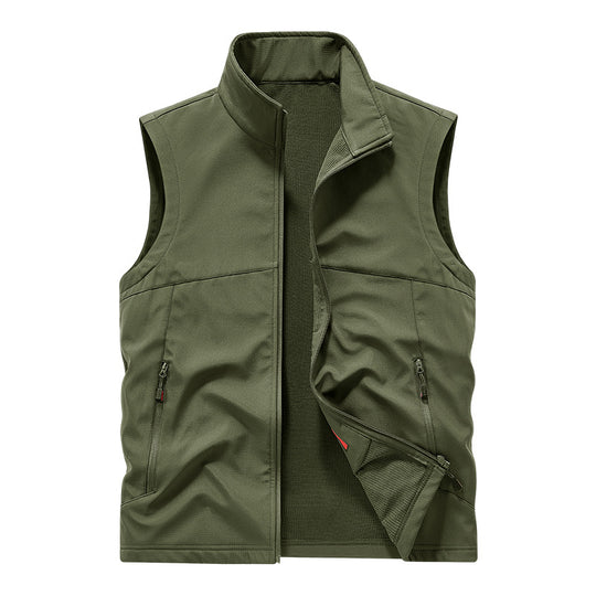 Herren Softshell-Weste mit Fleece-Innenfutter, winddicht und wasserabweisend Nord Taschen