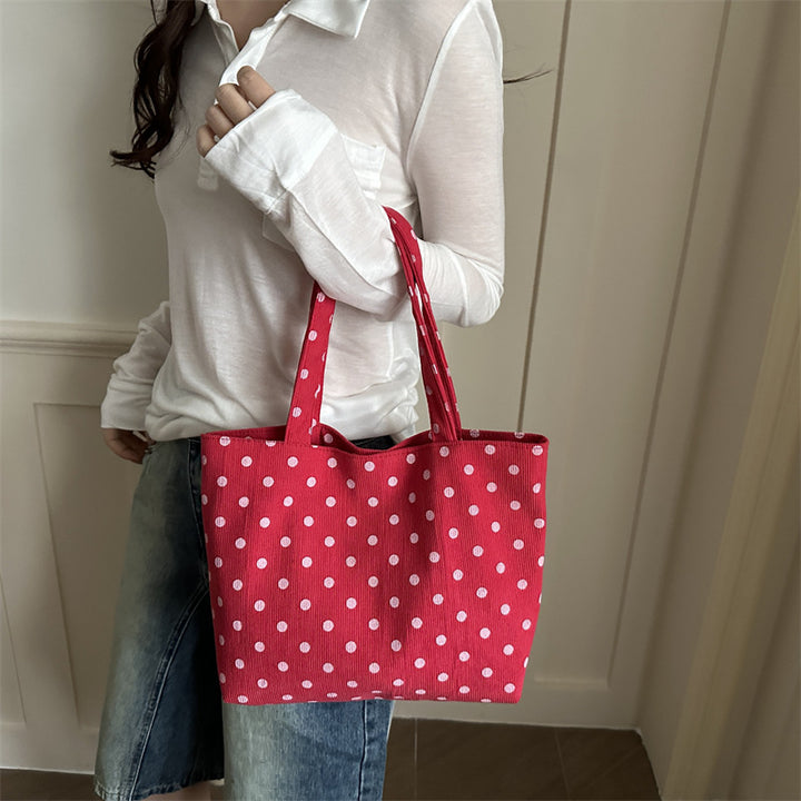 Damen Tragetasche mit verspieltem Punkte-Design Nord Taschen