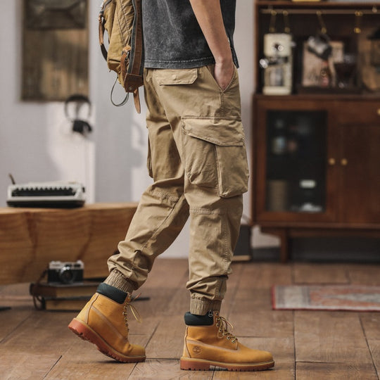 Herren Multifunktionale Cargohose mit elastischem Bund Nord Taschen