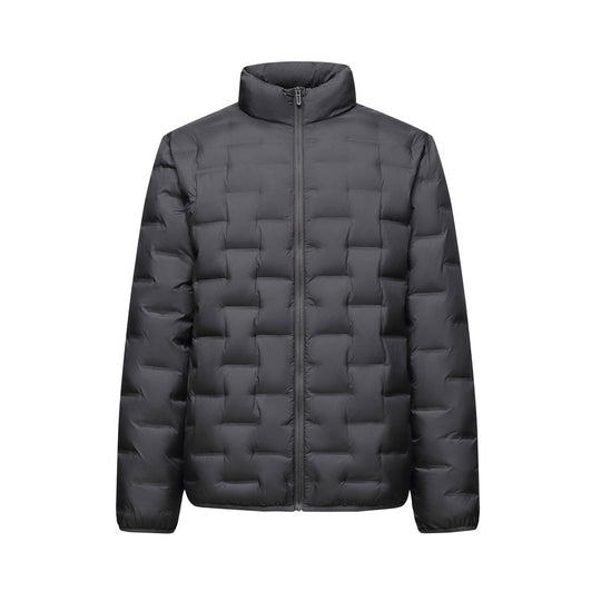 Herren Ultraleichte gesteppte Isolationsjacke mit Stehkragen und minimalistischem Design Nord Taschen