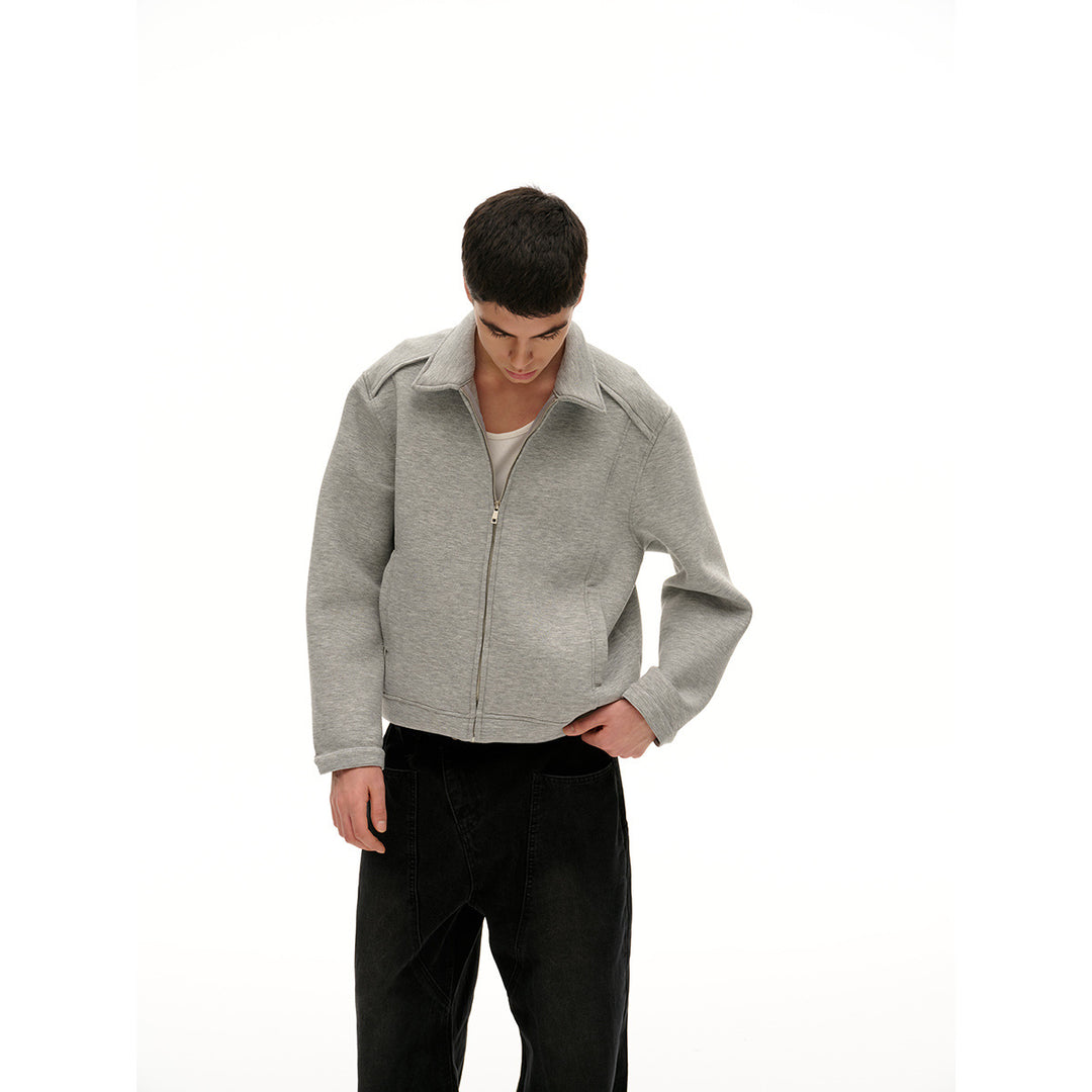 Damen Leichte Boxy‑Sweatjacke mit Hemdkragen, durchgehendem Reißverschluss und verdeckten Seitentaschen Nord Taschen