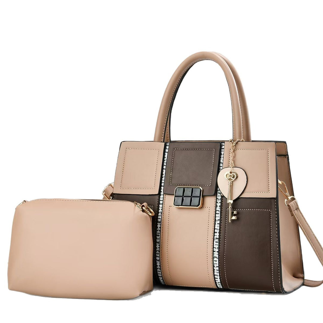 Damen elegante Handtasche mit abnehmbarer Clutch Nord Taschen