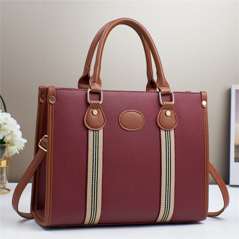 Damen elegante Handtasche mit luxuriösem Steppmuster und abnehmbarem Schultergurt Nord Taschen