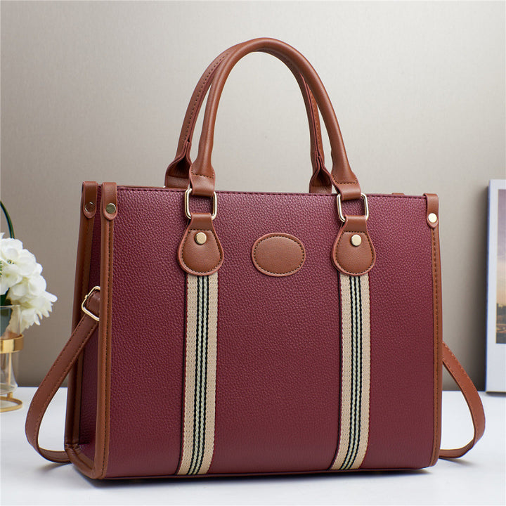 Damen elegante Handtasche mit luxuriösem Steppmuster und abnehmbarem Schultergurt Nord Taschen