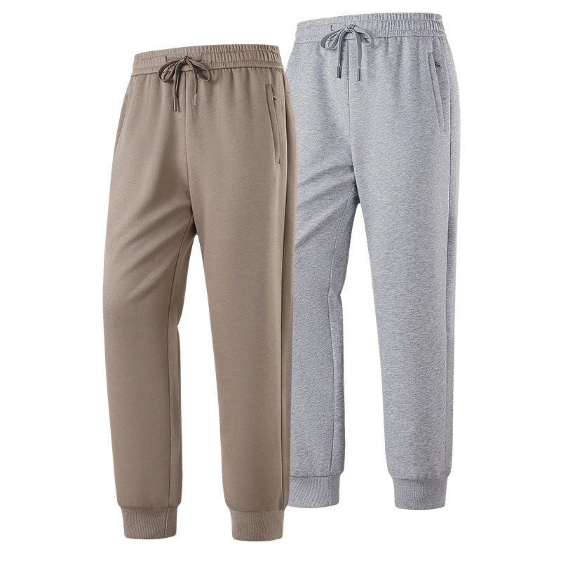 Herren Slim-Fit Freizeithose aus atmungsaktivem Funktionsfleece mit Kordelbund, Reißverschlusstaschen & Rippbündchen Nord Taschen