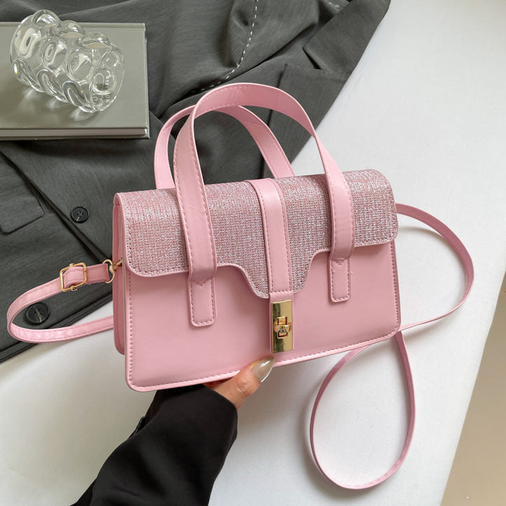 Damen elegante Handtasche mit funkelndem Obermaterial Nord Taschen