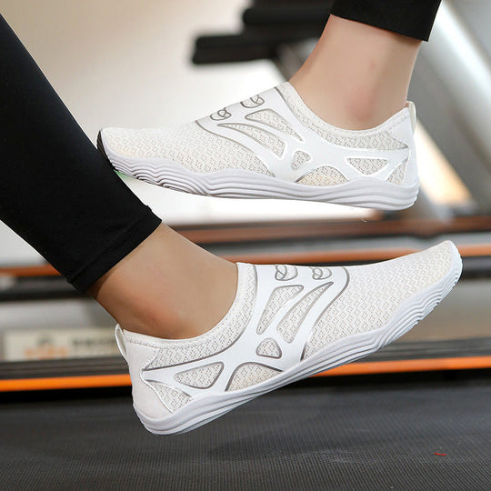 Damen Atmungsaktive Fitness-Schuhe mit rutschfester Sohle