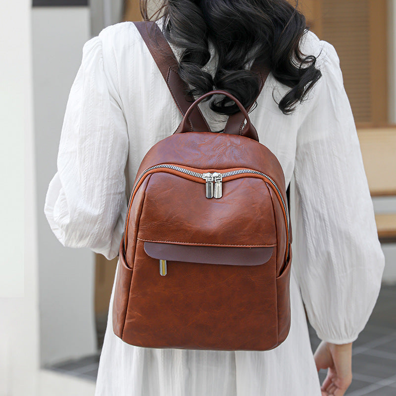 Damen modischer Rucksack mit eleganter Kunstleder-Oberfläche und praktischen Fächern Nord Taschen