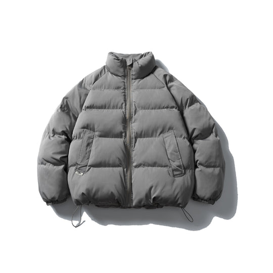 Unisex Kurz geschnittener Steppblouson im Boxy‑Cut mit hohen Kragen und Kordelzug Nord Taschen