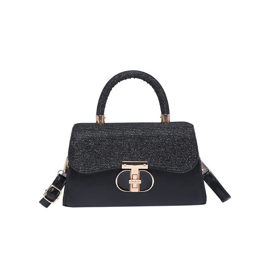 Damen elegante Umhängetasche mit glitzerndem Obermaterial und vielseitigen Trageoptionen Nord Taschen