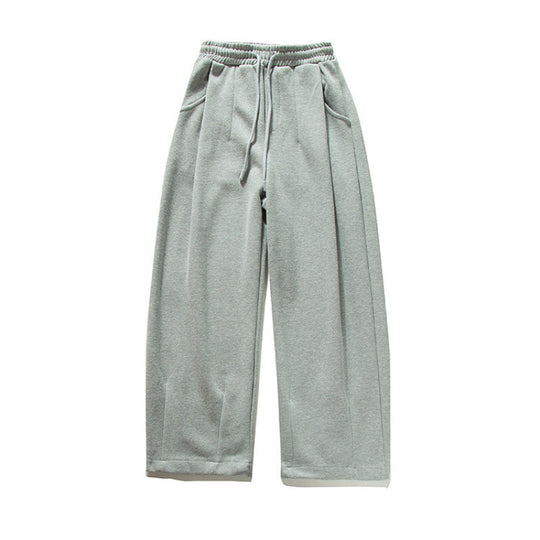 Unisex Weite Jogginghose mit Bundfalten, Elastischem Tunnelzug und Seitentaschen Nord Taschen