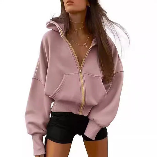 Damen oversized Kapuzenpullover