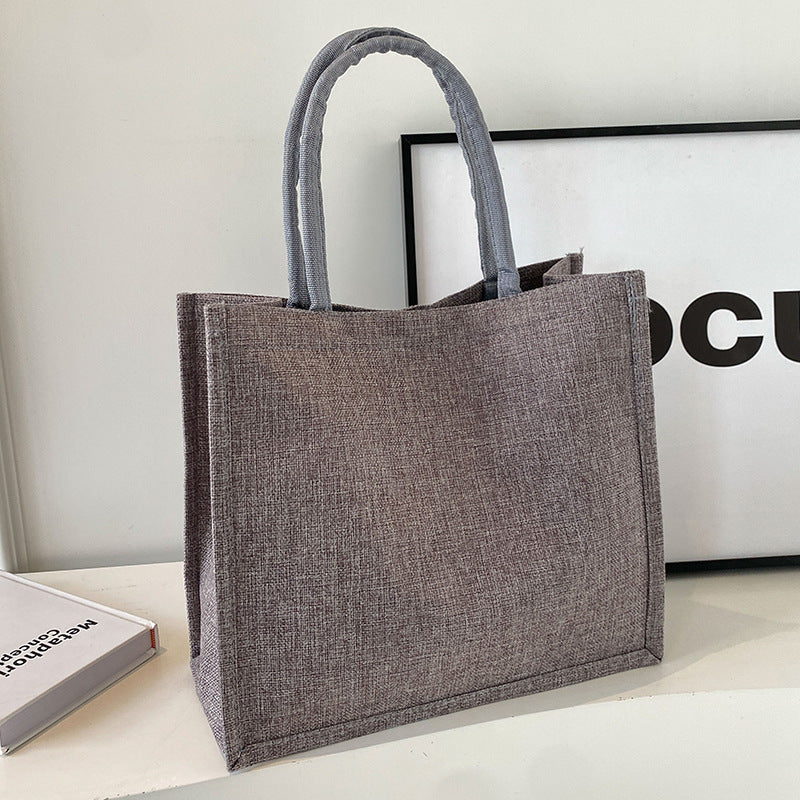 Damen Jute-Shopper-Tasche mit stilvollem Design Nord Taschen