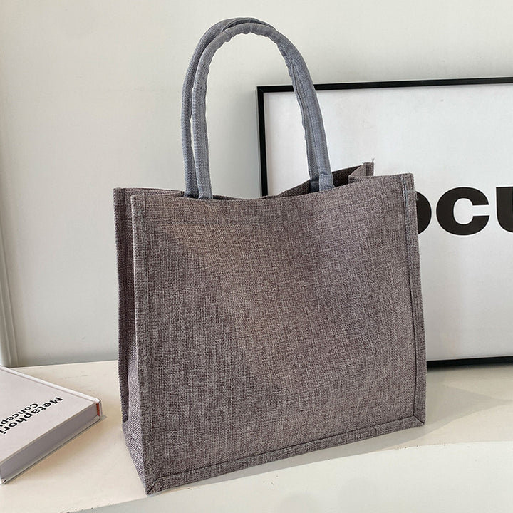 Damen Jute-Shopper-Tasche mit stilvollem Design Nord Taschen