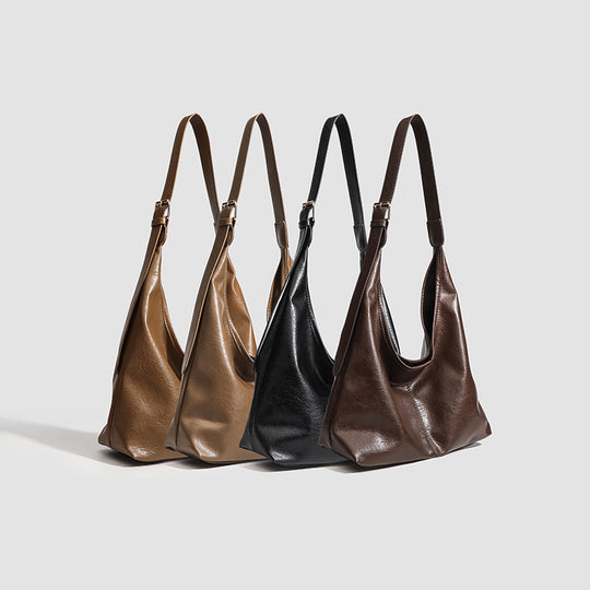 Damen Hobo-Tasche aus hochwertigem Kunstleder mit markanten Akzenten Nord Taschen