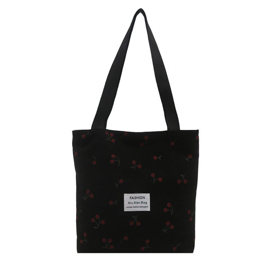 Damen Tragetasche mit fruchtigem Kirschmotiv Nord Taschen