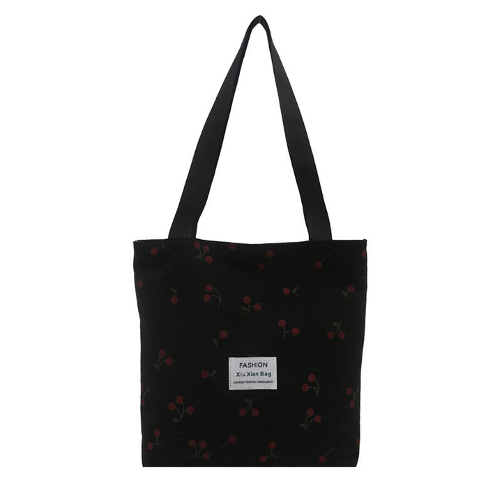 Damen Tragetasche mit fruchtigem Kirschmotiv Nord Taschen
