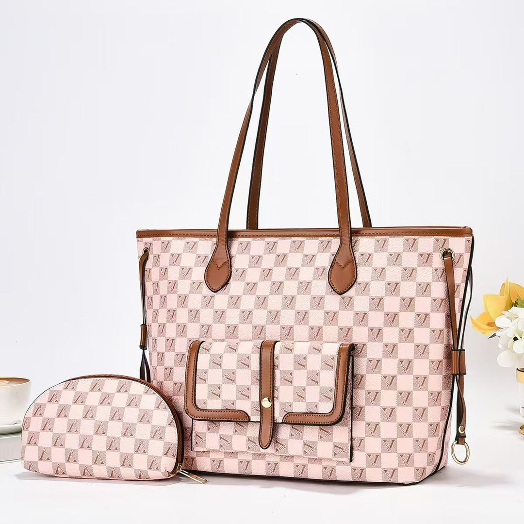 Damen geräumige Handtasche mit praktischer Klapptasche Nord Taschen