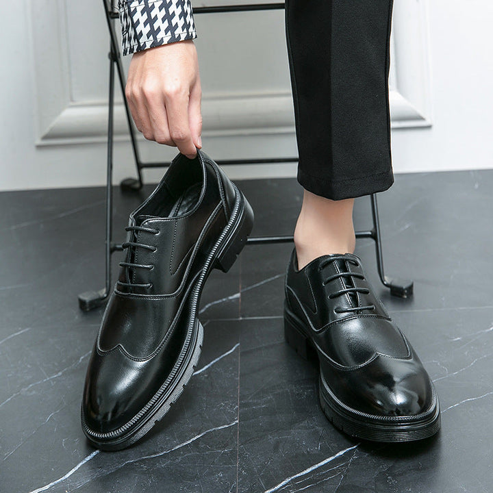 Damen Elegante Schnürschuhe mit hochwertigem Leder und rutschfester Sohle