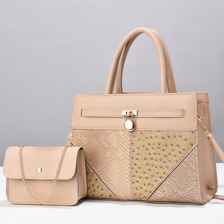 Damen elegante Handtasche mit abnehmbarer Mini-Clutch Nord Taschen
