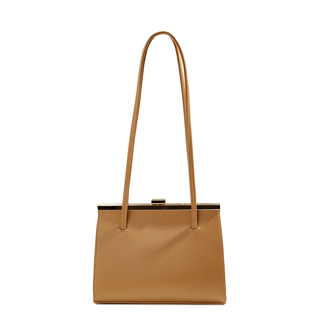 Damen elegante Schultertasche mit modernem Klappenverschluss und strapazierfähigem Kunstleder Nord Taschen