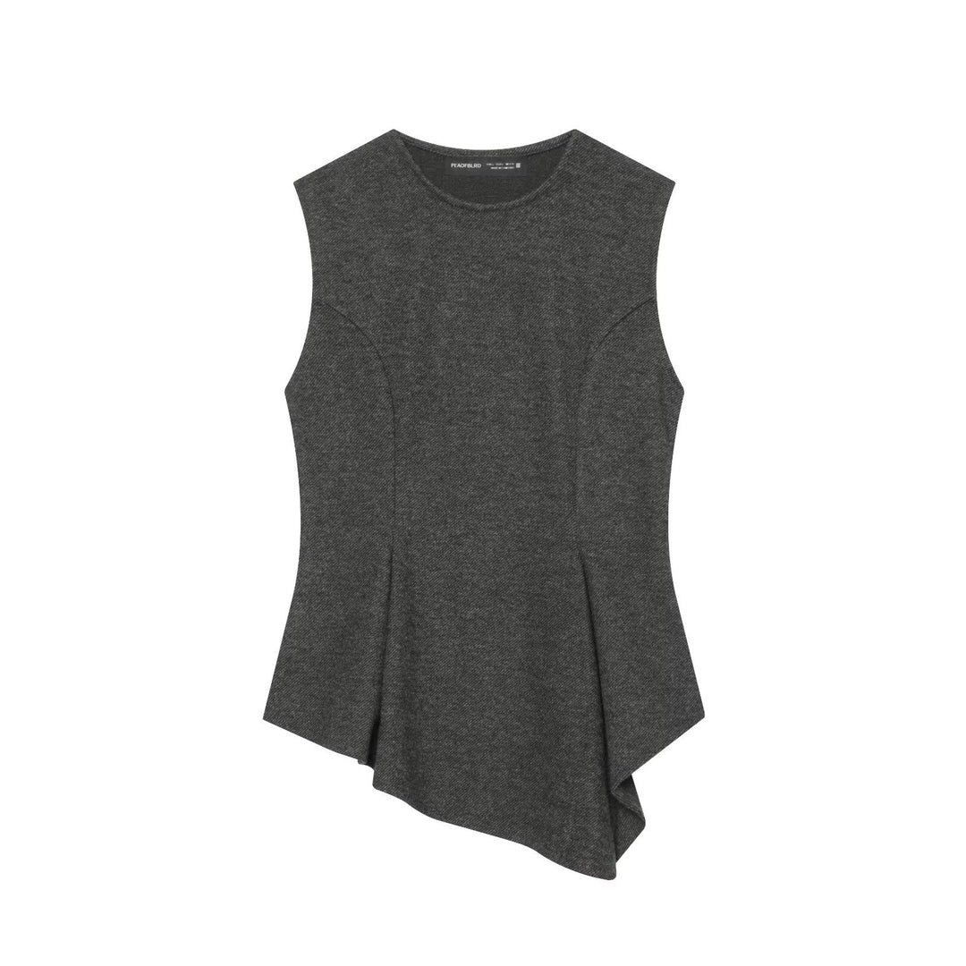 Damen Hochtaillierte konisch geschnittene Loungehose mit verdecktem Bund Nord Taschen