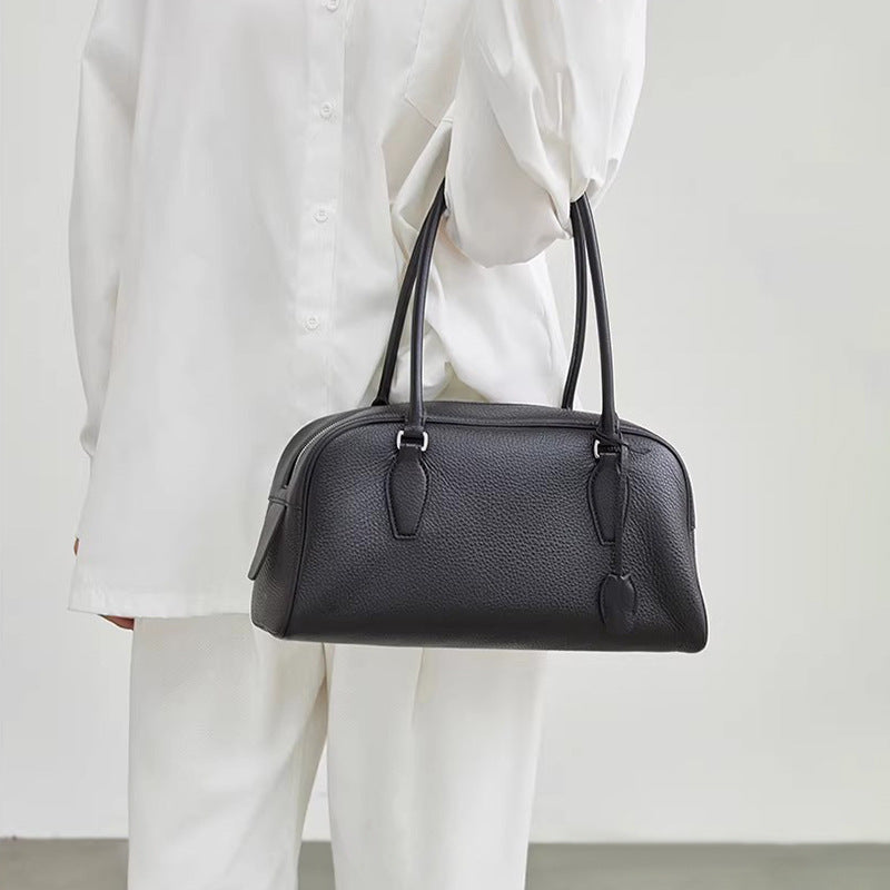 Damen modische Handtasche aus hochwertigem Leder mit Komfortgriffen Nord Taschen